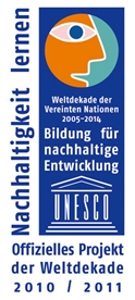 Projekt der UNESCO-Dekade "Bildung für nachhaltige Entwicklung"