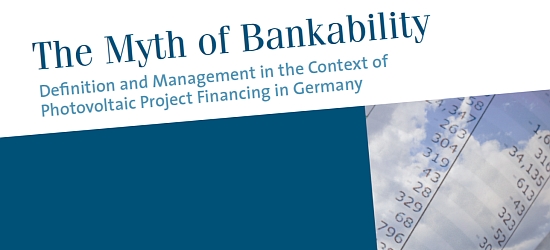 Cover der Studie "The Myth of Bankability"